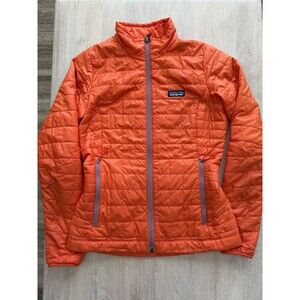 Patagonia Women's Nano Puff Jacket in Orange Size XS
